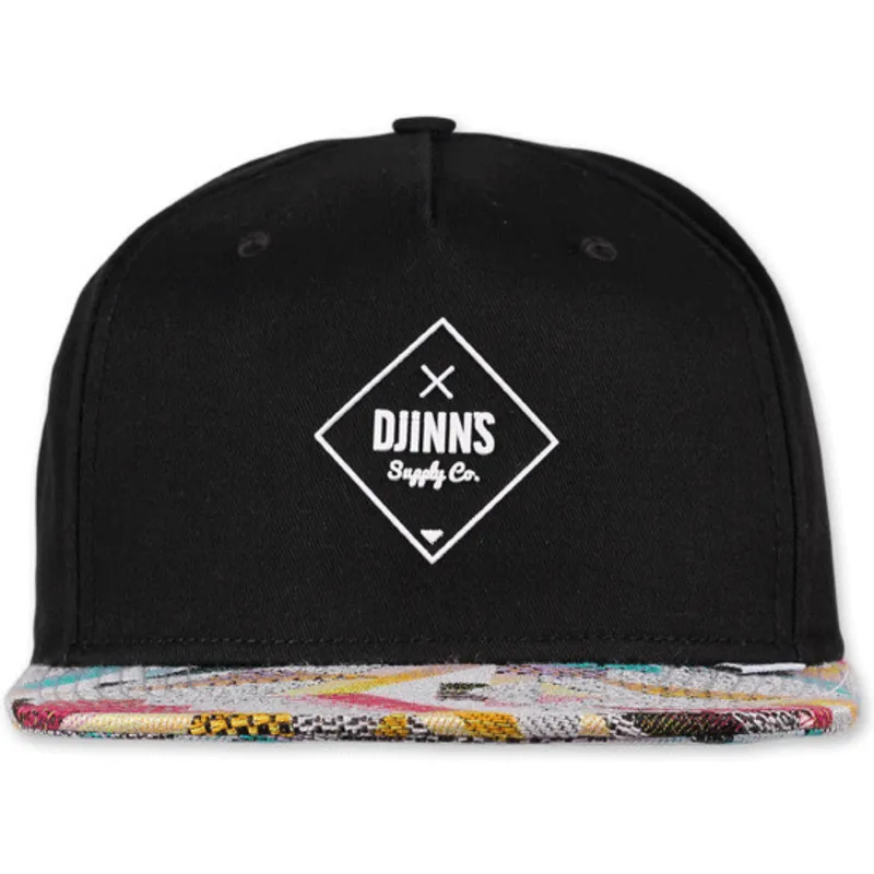 sapkak-lapos-fekete-snapback-rubber-aztek-djinns