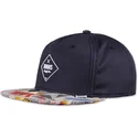 djinns-snapback-cap-in-marineblau-mit-rubber-aztek-design