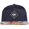 gorra-flat-navy-snapback-rubber-aztek-von-djinns