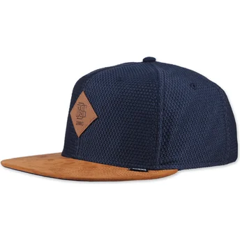Sapkák lapos sötétkék snapback Honey Knit Djinns