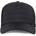djinns-hft-puffy-nylon-schwarze-snapback-cap-mit-gebogenem-schirm