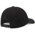 djinns-hft-puffy-nylon-snapback-cap-in-schwarz-mit-gebogenem-schirm