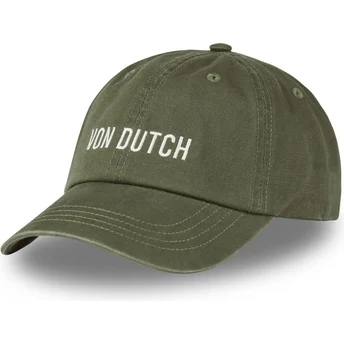 Sapkák ívelt zöld állítható DC K Von Dutch