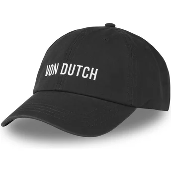 Sapkák ívelt fekete állítható pánt DC B Von Dutch