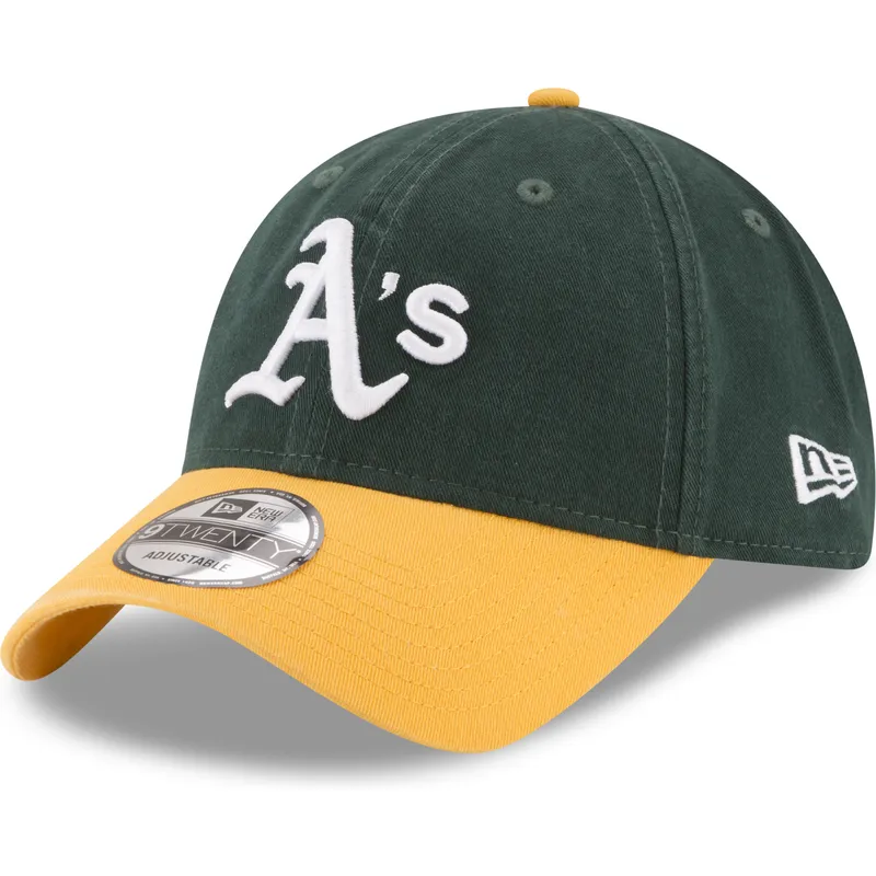 cap-ivelt-zelen-reguliruema-lenta-9twenty-core-classic-oakland-athletics-mlb-new-era