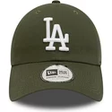 new-era-curved-brim-9twenty-league-essential-los-angeles-dodgers-mlb-green-adjustable-cap