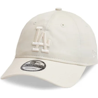 Sapkák ívelt bézs állítható 9TWENTY League Essential Los Angeles Dodgers MLB New Era