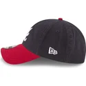 atlanta-braves-mlb-9twenty-core-classic-verstellbare-kappe-in-marineblau-und-rot-von-new-era