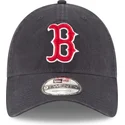 marineblaue-verstellbare-curved-cap-9twenty-core-classic-der-boston-red-sox-mlb-von-new-era