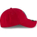 rote-verstellbare-curved-cap-mit-marineblauem-logo-9twenty-core-classic-der-boston-red-sox-mlb-von-new-era
