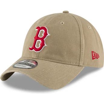 Sapkák ívelt barna állítható 9TWENTY Core Classic Boston Red Sox MLB New Era