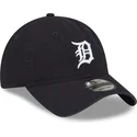 marineblaue-verstellbare-gebogene-kappe-9twenty-core-classic-der-detroit-tigers-mlb-von-new-era