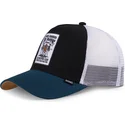 gorra-trucker-schwarz-weiss-und-blau-being-cheered-hft-von-djinns