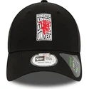 schwarze-verstellbare-9forty-repreve-kappe-mit-gebogenem-schirm-und-manchester-united-football-club-premier-league-wordmark-von-