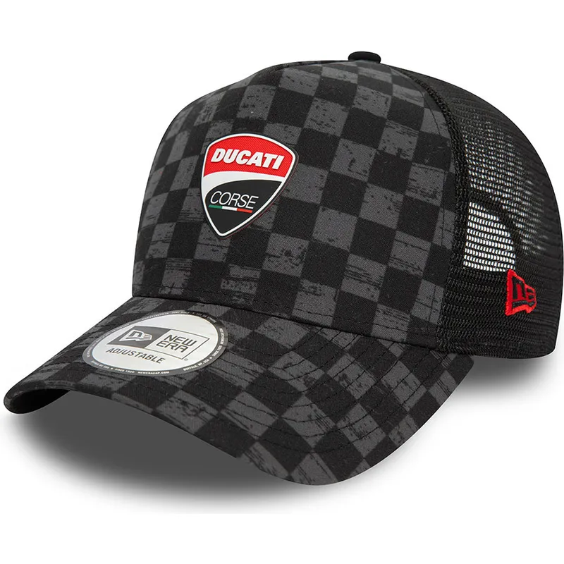 sapkak-ivelt-fekete-snapback-9forty-a-frame-all-over-print-check-ducati-motor-motogp-new-era