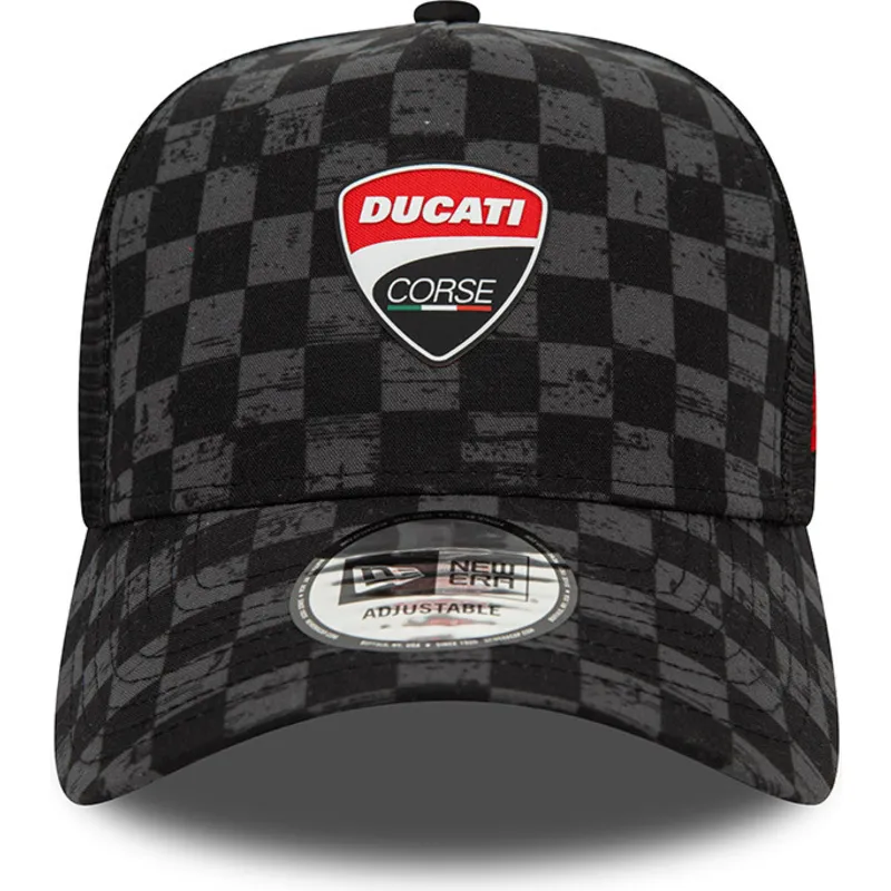 sapkak-ivelt-fekete-snapback-9forty-a-frame-all-over-print-check-ducati-motor-motogp-new-era