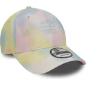 9forty-tie-dye-denim-snapback-kappe-mit-gebogenem-schirm-in-multicolor-von-red-bull-racing-formula-1-von-new-era