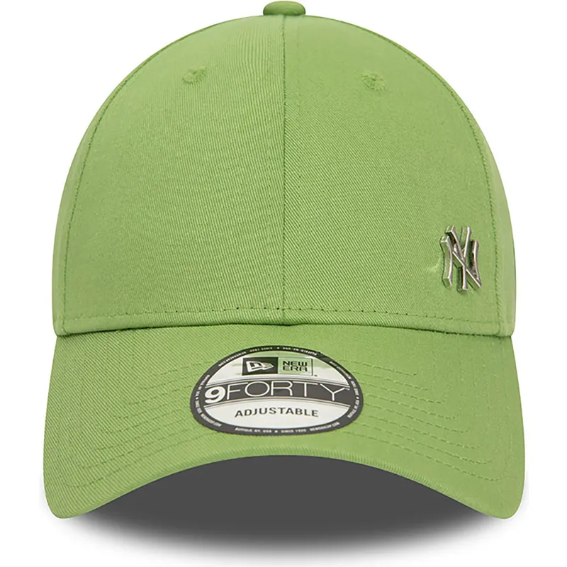 grune-gebogene-snapback-kappe-9forty-flawless-der-new-york-yankees-mlb-von-new-era