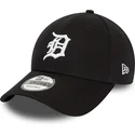 verstellbare-schwarze-9forty-league-essential-kappe-der-detroit-tigers-mlb-von-new-era