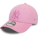 sapkak-ivelt-rozsaszin-allithato-9forty-league-essential-new-york-yankees-mlb-new-era