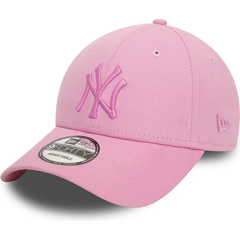 sapkak-ivelt-rozsaszin-allithato-9forty-league-essential-new-york-yankees-mlb-new-era