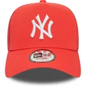 new-era-new-york-yankees-mlb-league-essential-a-frame-rote-trucker-kappe