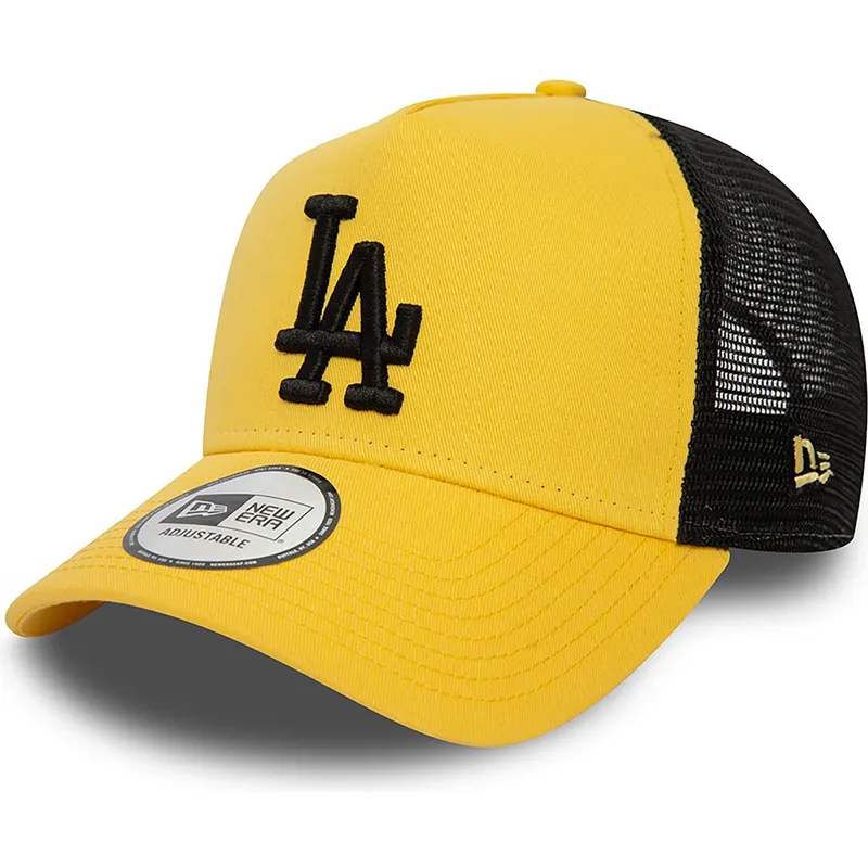 sapkak-ivelt-sarga-snapback-a-frame-league-essential-los-angeles-dodgers-mlb-new-era
