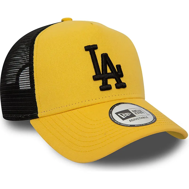 sapkak-ivelt-sarga-snapback-a-frame-league-essential-los-angeles-dodgers-mlb-new-era