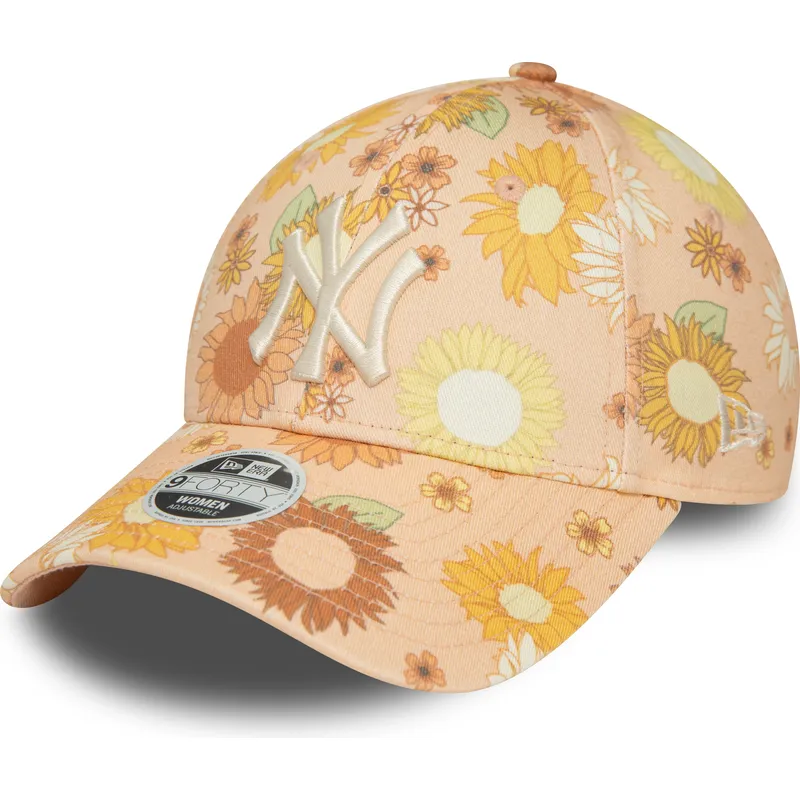 sapkak-ivelt-narancssarga-allithato-9forty-floral-all-over-print-new-york-yankees-mlb-new-era