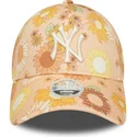sapkak-ivelt-narancssarga-allithato-9forty-floral-all-over-print-new-york-yankees-mlb-new-era