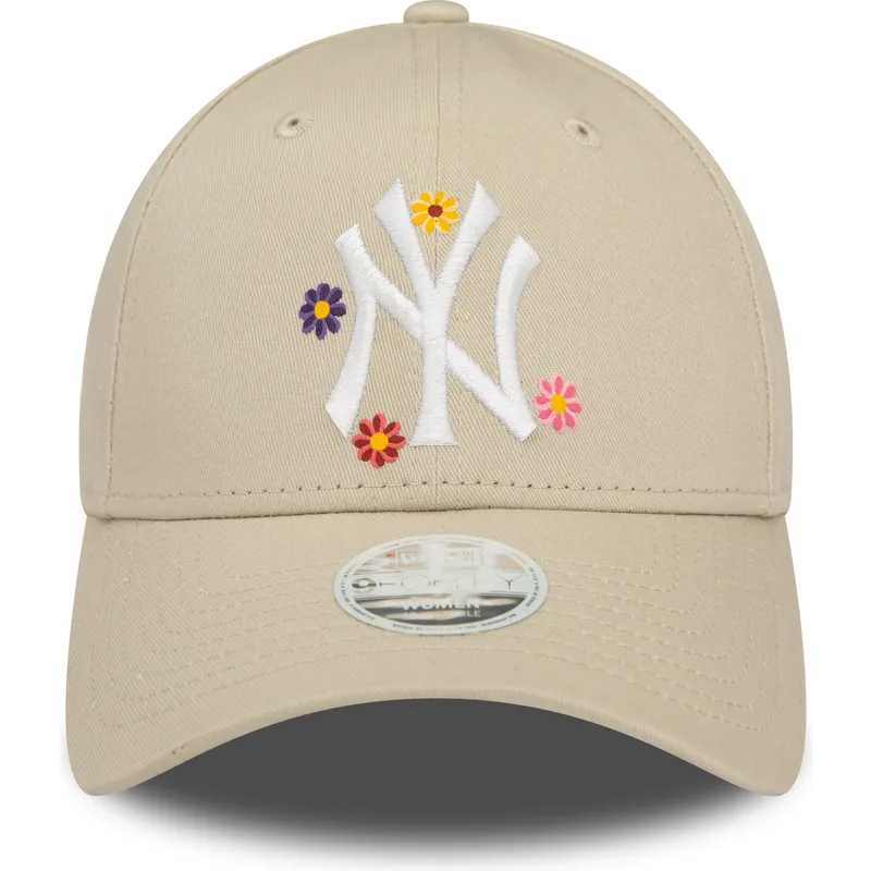 sapkak-ivelt-bezs-allithato-9forty-flower-new-york-yankees-mlb-new-era