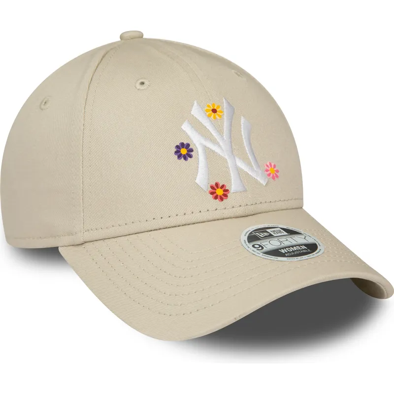 sapkak-ivelt-bezs-allithato-9forty-flower-new-york-yankees-mlb-new-era