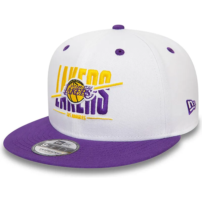 sapkak-lapos-lila-snapback-9fifty-white-crown-los-angeles-lakers-nba-new-era