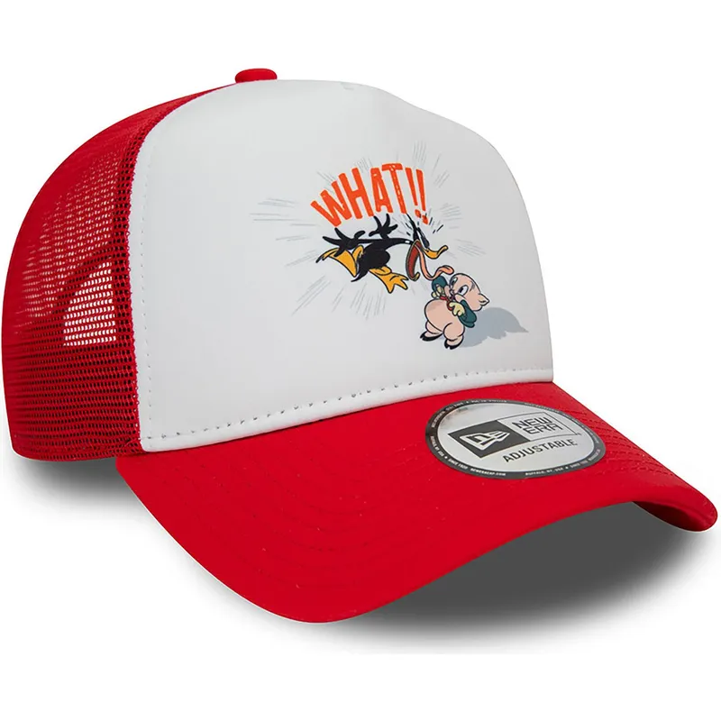 sapkak-ivelt-piros-snapback-a-frame-character-pato-lucas-y-porky-pig-looney-tunes-new-era
