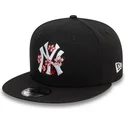 new-era-new-york-yankees-mlb-9fifty-snapback-cap-schwarz-mit-blumen-icon