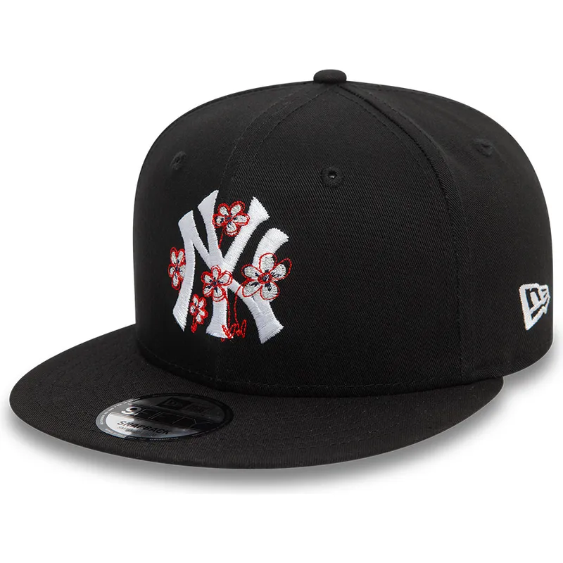 sapkak-lapos-fekete-snapback-9fifty-flower-icon-new-york-yankees-mlb-new-era