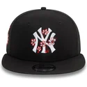 new-era-new-york-yankees-mlb-9fifty-snapback-cap-schwarz-mit-blumen-icon