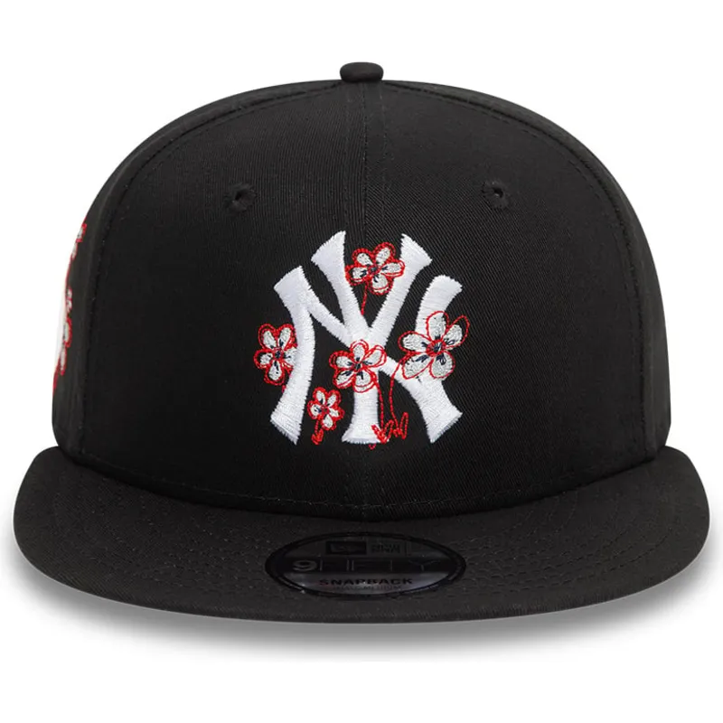 sapkak-lapos-fekete-snapback-9fifty-flower-icon-new-york-yankees-mlb-new-era