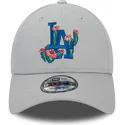sapkak-ivelt-szurke-allithato-9forty-flower-icon-los-angeles-dodgers-mlb-new-era