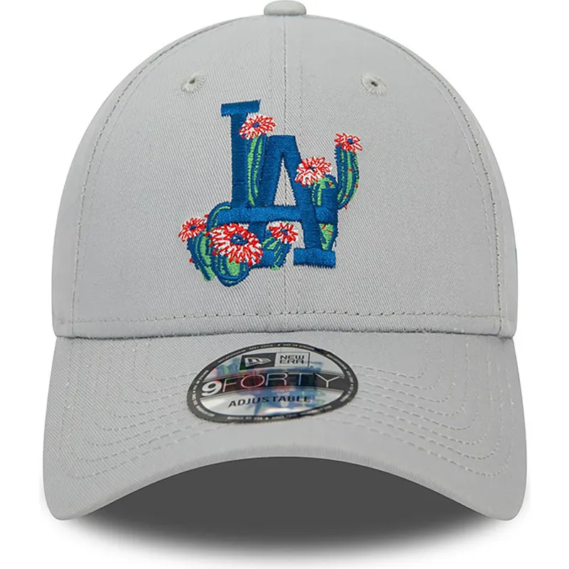sapkak-ivelt-szurke-allithato-9forty-flower-icon-los-angeles-dodgers-mlb-new-era