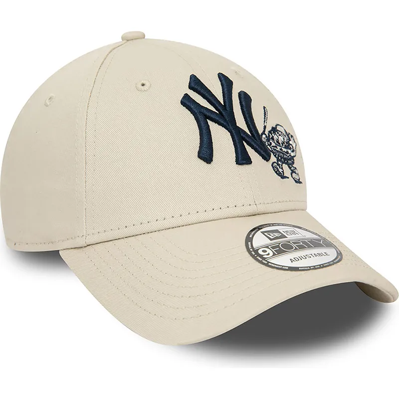 sapkak-ivelt-bezs-allithato-9forty-food-character-new-york-yankees-mlb-new-era