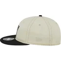 verstellbare-9fifty-retro-crown-denim-kappe-in-beige-und-schwarz-der-oakland-raiders-nfl-von-new-era