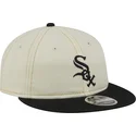sapkak-lapos-bezs-snapback-9fifty-retro-crown-denim-chicago-white-sox-mlb-new-era