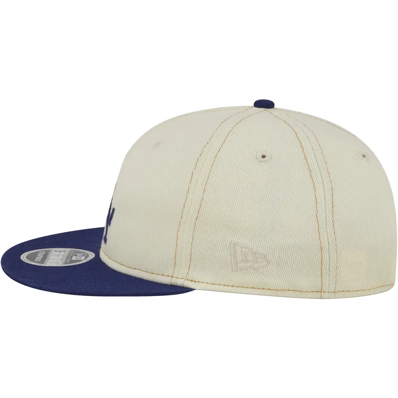 sapkak-lapos-bezs-snapback-9fifty-retro-crown-denim-los-angeles-dodgers-mlb-new-era