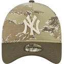gebogene-kappe-camouflage-snapback-9forty-a-frame-two-tone-tiger-der-new-york-yankees-mlb-von-new-era