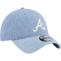 sapkak-ivelt-kek-allithato-9twenty-washed-denim-atlanta-braves-mlb-new-era