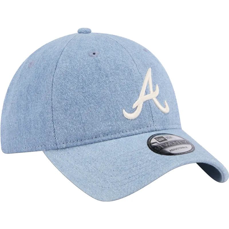 sapkak-ivelt-kek-allithato-9twenty-washed-denim-atlanta-braves-mlb-new-era