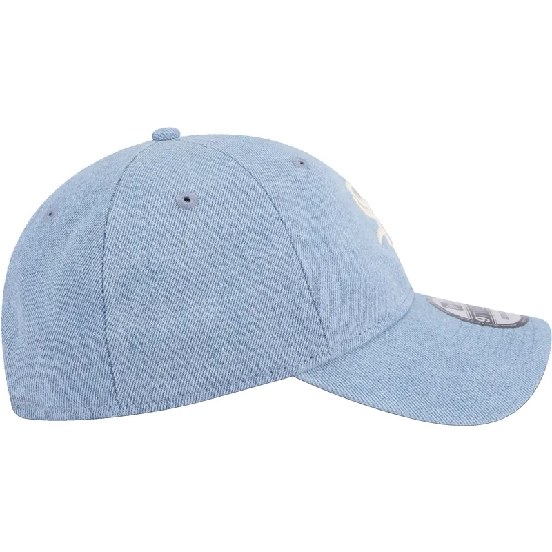 sapkak-ivelt-kek-allithato-9twenty-washed-denim-chicago-white-sox-mlb-new-era