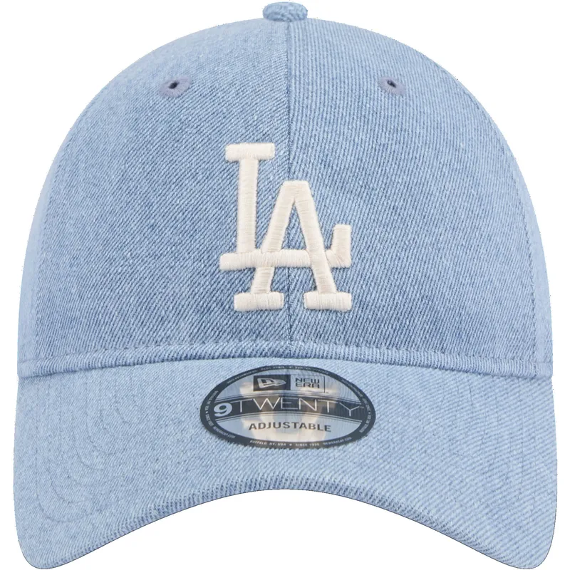 sapkak-ivelt-kek-allithato-9twenty-washed-denim-los-angeles-dodgers-mlb-new-era