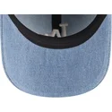 verstellbare-blaue-gebogene-kappe-9twenty-washed-denim-der-los-angeles-dodgers-mlb-von-new-era